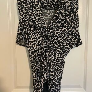 Black and White Geometric shirt